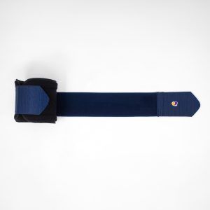 black and blue wristband